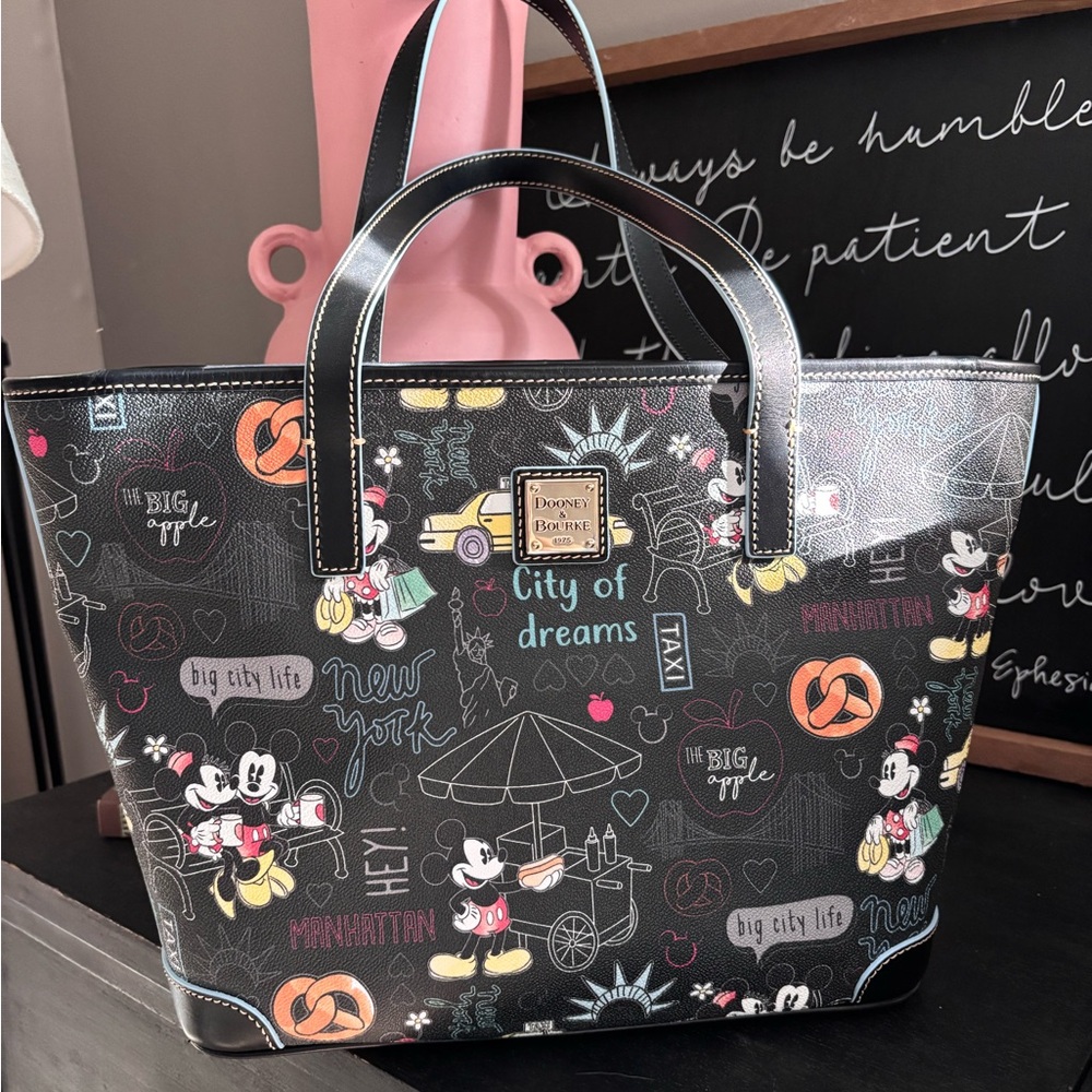 Dooney & Bourke Black Disney Tote